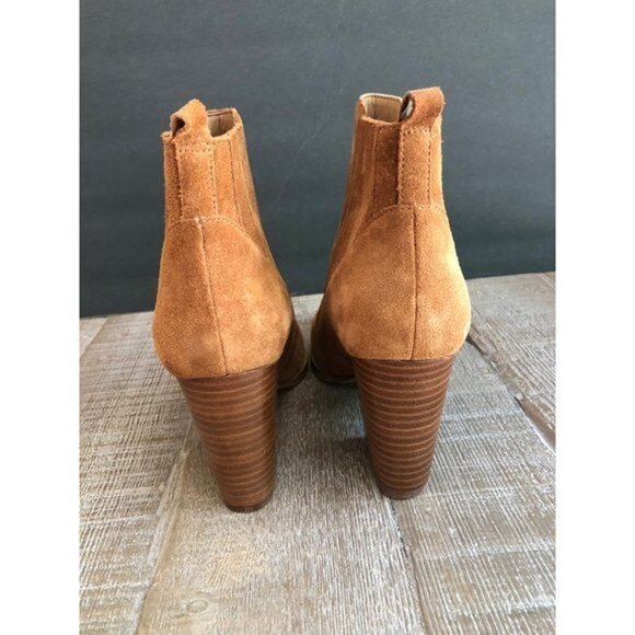 MARC FISHER WOMEN'S ALVA POINTY TOE brown suede BOOTIE Size 8.5 - Picture 5 of 8